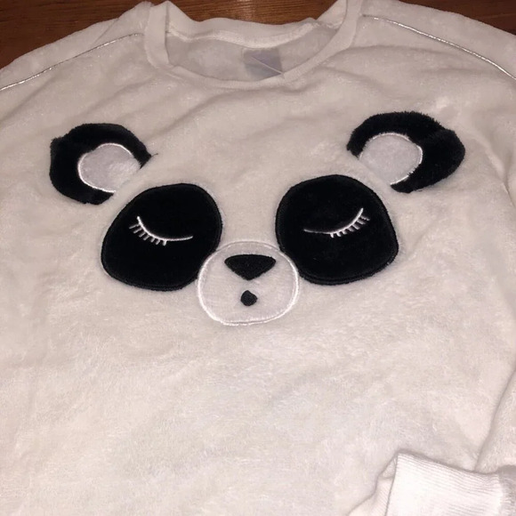 Secret Treasures Women’s White Panda Bear Pajama Set Short Super Comfy Medium - Picture 2 of 7